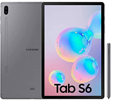 Samsung, Galaxy Tab S6, 4G, (10,5 Pouces, Android 9.0) Gris Titane