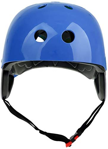 SGerste Wassersport-Sicherheitshelm für Kajakfahren, Kitesurfen, Windsurfen, Segeln, Skaten (57-62 cm), blau