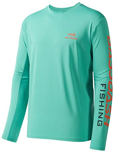 Bassdash T-Shirts de pêche pour Hommes Protection Solaire UV UPF 50+ T-Shirt à Manches Longues