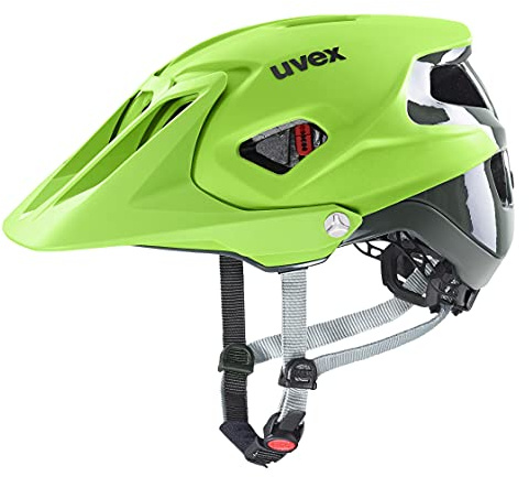 uvex quatro integrale - extremt lätt MTB-hjälm för dam och herr - individuell storleksanpassning - inställbar skärm - lime anthracite matt - 52-57 cm