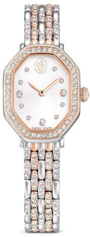 Swarovski Dextera Collection Octagon Watch, Roséguldtonad finish silverton, En storlek, Dextera Octagon klocka