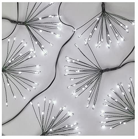 EMOS LED-Lichterkette kaltweiß für Innen, 2,35 m lange Feuerwerk Weihnachtslichterkette NANO, 6 Stunden Timer Funktion, Netzteil und Transformator, für Partys, Weihnachten, Deko