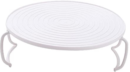 MagiDeal Round Steaming Rack Accessory Microwave Oven shelf Tray Bracket Supplies Holder Portable Heating Layered Stand Durable Multifunction