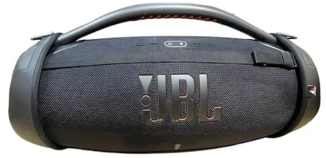 JBL Boombox 3 Portable Bluetooth Speaker, Black - IP67 Dustproof and Waterproof, up to 24 Hours of Nonstop Playback - WEPGPY Cable