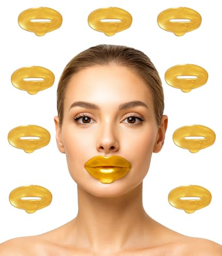 Infinitive Beauty kollagen läppmasker – återfuktande och närande läppbehandling för mjuka, fylliga läppar (x10)