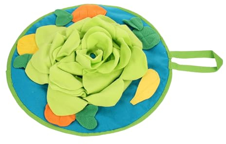 INOOMP Kaninchen Futtersuche Matte Aus Langlebigem Material Mit Rutschfester Unterseite Für Kleine Kleintiere Hamster Schnüffelkissen Zur Gesundheitsförderung