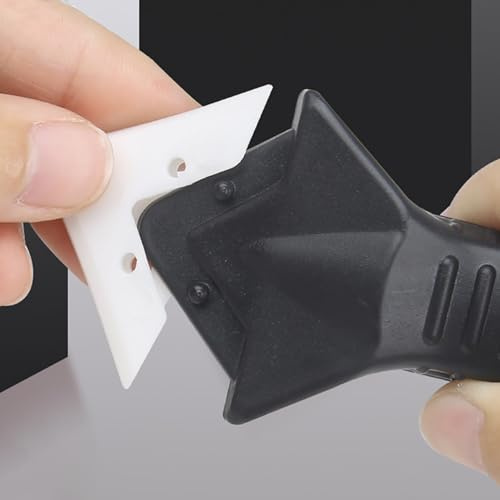 Dekton 5 In1 Silicone Remover Set-Efficiently Remove Silicone, Grout, and Adhesive with This Versatile Tool| Includes Variety of Blades and Scrapers| Mess-Free Removal| Ergonomic Handle for Comfort