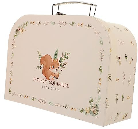 NUOBESTY Tragbare Aufbewahrungsbox Karton Koffer Aus Pappe Kisten Für Spielzeugkoffer Für Briefkästen Kleines Paket Mini-koffer Kleine Kisten Boxen Für Die Hochzeit Papier