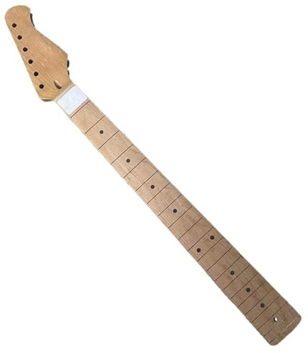 DIY E Gitarrenhals 6 Saiten Ahorn Ohne Bünde