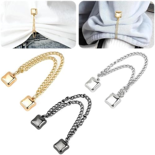 COYUN 6 Pcs Botones Magneticos para Ropa Magnéticos Extraíbles Clips de Ropa de Pinzas para Ropa Fija el Dobladillo de La Camiseta para Acortar La Pernera del Pantalón