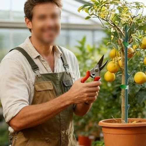 Lot de 5 piquets de support empilables pour plantes Monstera soutenant les modèles de croissance d'escalade dans les espaces de bureau et les cours extérieures (5 pôles)