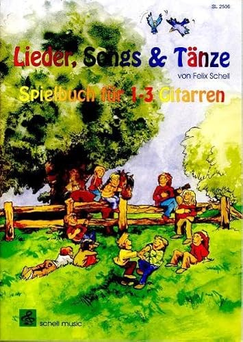 Meine Gitarrenschule / Lieder, Songs + Tänze: für Kinder / Spielbuch für 1-3 Gitarren (Gitarre Noten Unterricht: Gitarre junior)