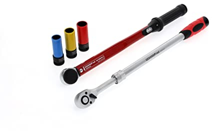 GEDORE red Radwechsel-Satz, Set 3-teilig, gefüllt, Werkzeug für KFZ-Handwerker, Reifenwechsel, R69003000