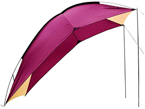 Outdoor Car Awning Sun Shelter, Portable Auto Canopy Camper Trailer Tent Waterproof Tailgate Canopy Trailer Tent Shade Tent for SUV MPV Trailer Beach Camping Auto Traveling Tent