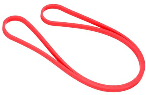 Sourcing Map 20 Pcs Red Rubber Trash Can Bands, 15 Inch, 36 cm x 3 mm x 1.5 mm