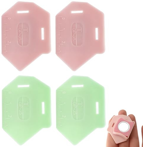 Jecdfs 4pcs Guides de Couture magnétiques avec échelle Polygonal Amovible,Couture Accessoires mercerie,Guide Couture aimanté pour Machine à Coudre,Sewing Guide Accessories