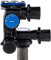 Ball Head Gimbal, GD3WH Metal Tridimensional Gear Ball Head Trípode esférico Gimbal Platform 6KG Soporte de Carga para cámara DSLR
