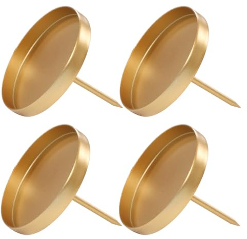 Adventljushållare, guld adventsljusstakar