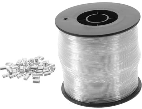 OSALADI 1set Filo Da Trasparente Nylon Invisibile Per Decorazioni Accessori Resistente Per e