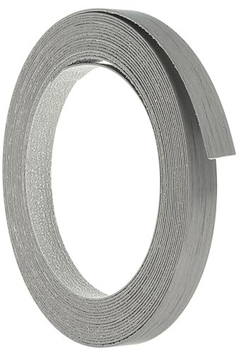 QUARKZMAN Nastro per Bordo in PVC 3/4 Pollice x 33ft Autoadesivo Finitura in Faggio con Nastro Preincollato ad Adesivo a Caldo per Riparazione Mobili Restauro Mobili, Legno Grigio Scuro