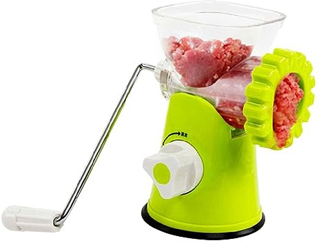 GRIRIW Tritacarne Manuale a Base in Acciaio Inossidabile Carne per Cucina Verdure e Salsicce Facile da Usare e