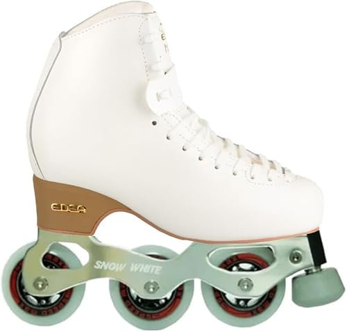 L'Estel Skates - Edea motivskor + skridskobaser snövit - inline figurskridskor (260/39)