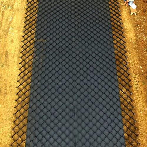 Stabilisateur de Gravier Grille Géo Stabilisateur De Grille De Sol, Géogrille En Gravier Pour Allées Extérieures, Contrôle De La Boue Du Sol, Treillis De Renforcement De Pente(1x10 m/3.3x33 ft)