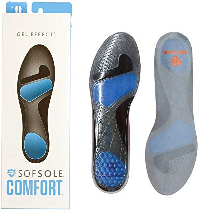 Sof Sole Gel Effect, Unisex-vuxna innersulor, flerfärgad, S/M, Flerfärgad, S-M