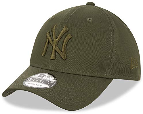 New Era New York Yankees Cap 9forty Snapback Verstellbar Basecap MLB Kappe Baseball Oliv - One-Size