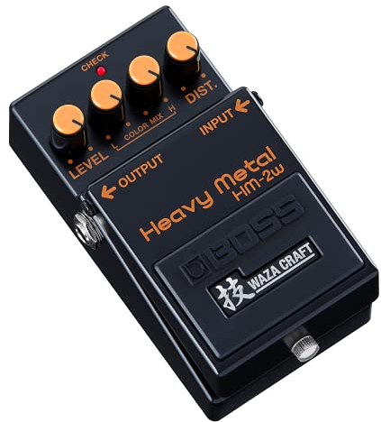 BOSS HM-2W Heavy Metal | Premium Waza Craft Gitarreneffektpedal mit analoger Schaltung | Authentische Reproduktion des legendären BOSS HM-2 Heavy Metal | Standard & Custom Spielmodi | 5 Jahre Garantie
