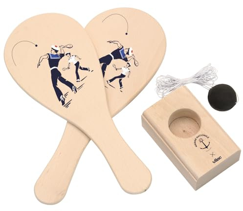 Vilac - Jokari Marine Nationale 2 Raquettes - Enfants 4 Ans+