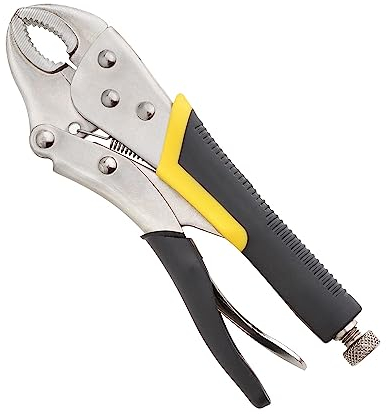 Gunpla Curved Jaw Locking Pliers 10 Inch/250mm, Carbon Steel Heavy Duty Vise Grips with Comfortable Handles Plier – Mole Grip Tool for Clamping, Holding, Pulling, Cutting, Driving Screws