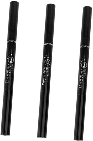Angoily 3 Stück Natürlicher Dauerhafter Doppelbrauenstift Augenbrauenstift Pinsel Für Damen Make-up