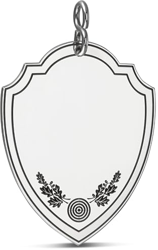 JUWEDI.de Schützenorden mit Gravur, Königsorden Anhänger, Silber, 925 Sterlingsilber (Orden-1, L)