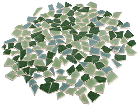 SEWACC 200g Mosaikfliese Aus Keramik Unregelmäßiger Stein Diy-materialien Für Heimwerker-projekte Gartenwege Und Badezimmerböden