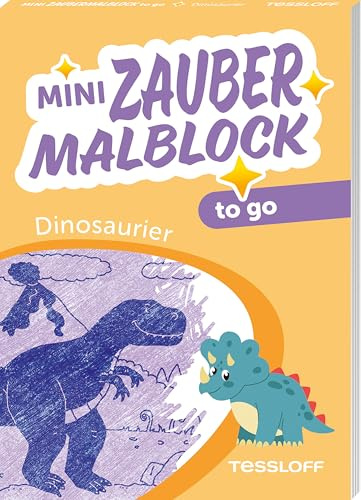 Mini Zaubermalblock to go. Dinosaurier: Für Kinder ab 3 Jahren (Malbücher und -blöcke)