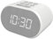 i-box Alarm Clocks Bedside, Radio Alarm Clock, Mains Powered or Battery, FM Radio, USB Charging Port, 5 Step Dimmable Display, Non Ticking, LED Display (White)