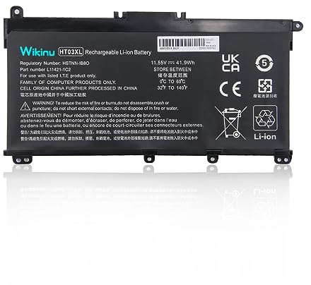 Wikinu New HT03XL L11119-855 Laptop Akku für HP Pavilion 14-CE 14-CF 14-DF 15-CS 15-CW 15-DA 15-DB 15-DW 17-by 17-CA Serie 15-DA0012DX 15-CS0064ST L11421-542 L11421-2C2 HSTNN-LB8M HSTNN-DB8R