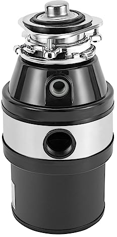 czyuRachel Broyeur De Déchets Alimentaires, 560w 0.75hp Éliminateur De Déchets Protection Contre Le Bruit Cuisine Broyeur De Dechets 1.4l Avec Interrupteur D'air Pour Le Vidange Et Lave-Vaisselle