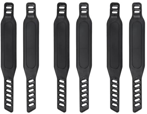GTYHH 3 Pares De Correas para Pedales De Bicicleta, Pedales De Bicicleta Estática, Correas Ajustables para Pedales De Bicicleta, Piezas De Repuesto para Equipos De Entrenamiento De Gimnasio