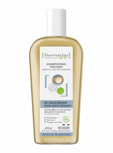 Shampoing Probiotique ré-équilibrant (400 ml) - Dermaclay - Shampoings