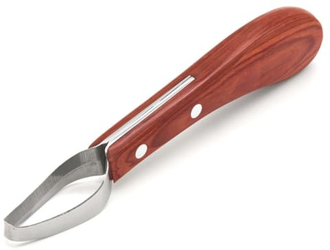 NONDK Dubbelbladig Klippverktyg för Hovslageri med Rostfri Blad och Ergonomiskt Trähandtag för Hästar.