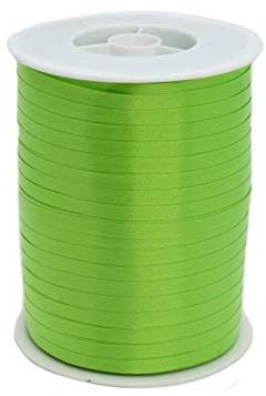 Geschenkband Ringelband 5mm 500mm Kräuselband Geschenk Geschenkverpackung Basteln, Schenken, Dekorieren (apfelgrün)