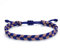 JENDEAR SHINE Men's Braided Rope Bracelet, Plaid Pattern Hand Braided Adjustable Nylon Bracelet, Birthday Friendship Gift for Men.