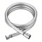 CYILIUEN Tuyau de douche universel flexible 1 m en PVC avec protection anti-torsion Raccord en acier inoxydable 304 Argenté