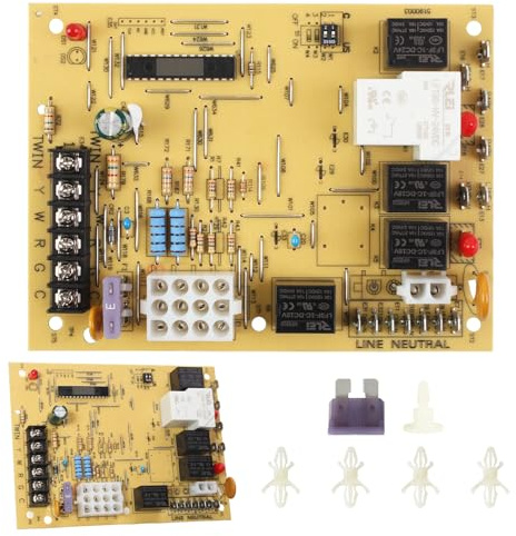 New Upgrade 50A55-743 Furnace Control Board, Replacement for Amana/Goodman Furnace Control Circuit Board PCBBF112S, 0130F00005S, B18099-26, B1809926S, PCBBF123S, PCBBF110S