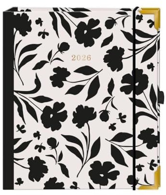 Terminplaner A5 Premium 2026 Blumen: Premium-Terminplaner
