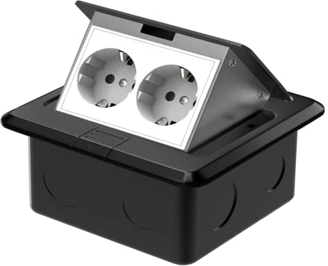 AXOTEN Multipresa a scomparsa da incasso Presa da terra o da tavolo con 2 porte, piano di lavoro, ristorante, cucina