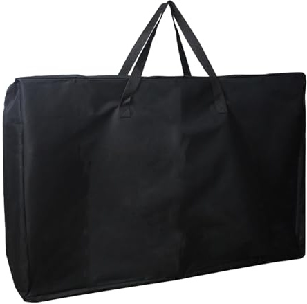 Borsa portaoggetti pieghevole per tavolo da 1,2 m, impermeabile, resistente, grande borsa per il trasporto per tavoli pieghevoli, copertura per tavoli da picnic/campeggio, con cerniera resistente e