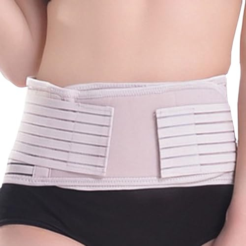 HBBursts Breathable Waist Protector, Ergonomic Back Brace, Lumbar Support Belts For Men And Women, For Sedentariness, Works(White,Length 39inch)